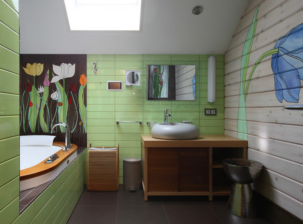 Ванная комната на даче: отделка, обустройство и варианты дизайна