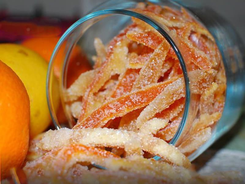 Классический и быстрый рецепт цукатов из апельсиновых корок