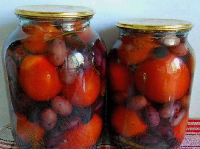Консервированные помидоры с виноградом на зиму – сайт о винограде и вине