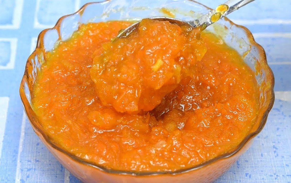 Простой рецепт приготовления варенья из моркови на зиму