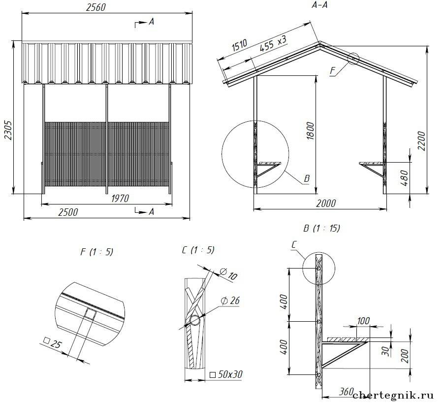 Беседка для дачи 3х4 (38 фото): постройка своими руками, чертежи и размеры, проект односкатной конструкции полукругом