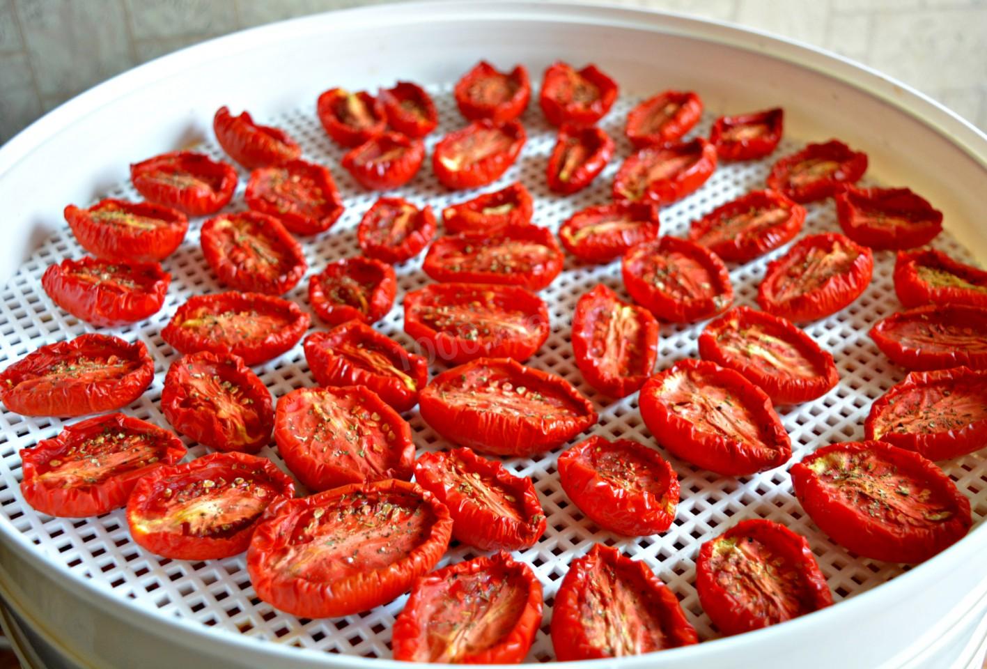 Вяленые помидоры в электросушилке рецепт