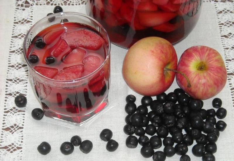 Компот из черноплодной рябины: лучшие рецепты