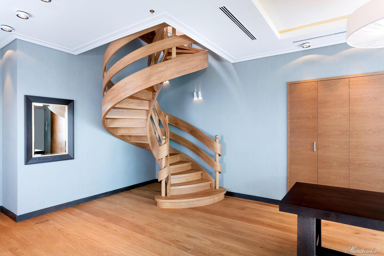 Виды и варианты дизайна лестниц на второй этаж для частного дома