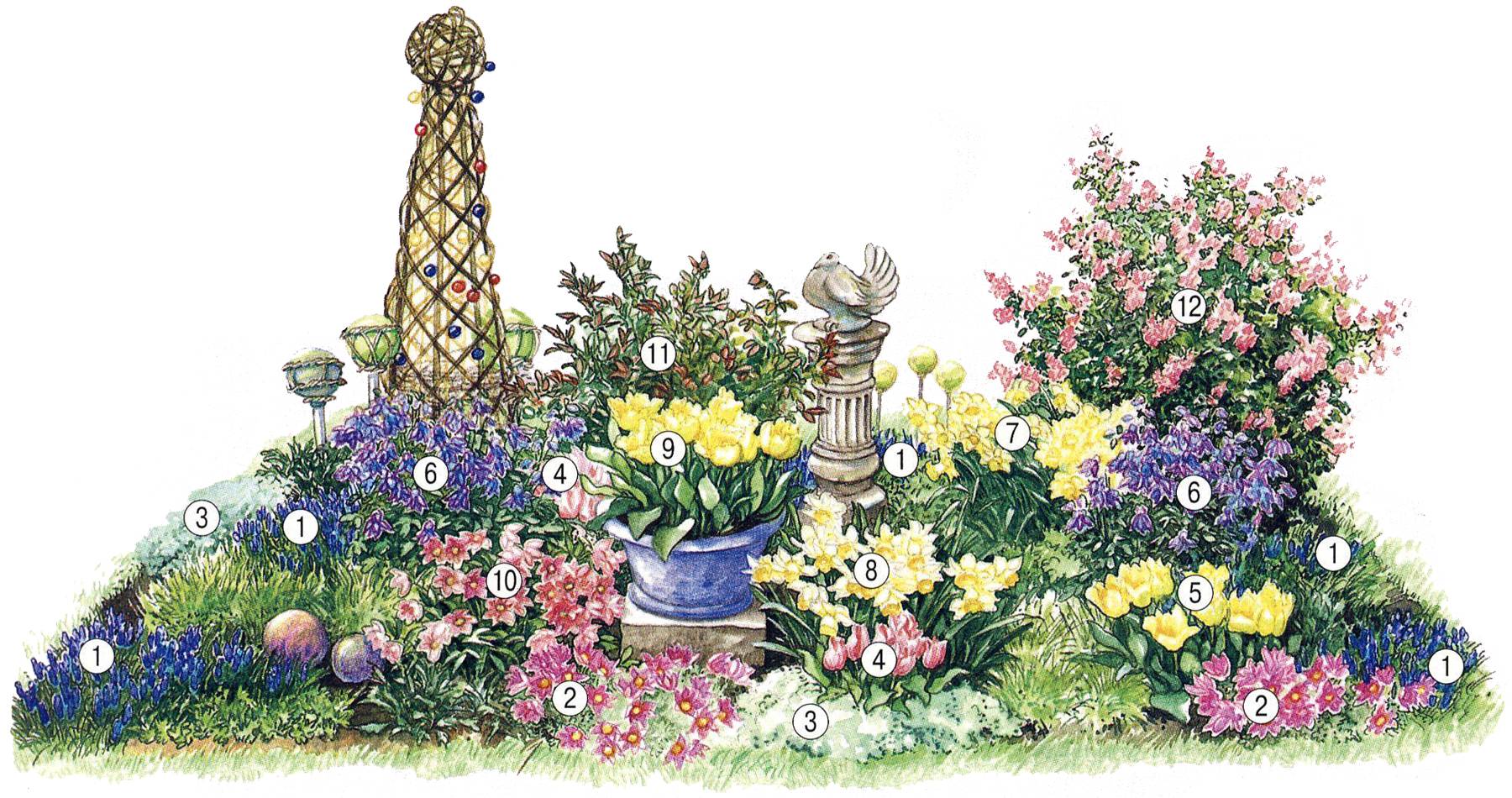 Клумбы непрерывного цветения: неувядающее украшение сада