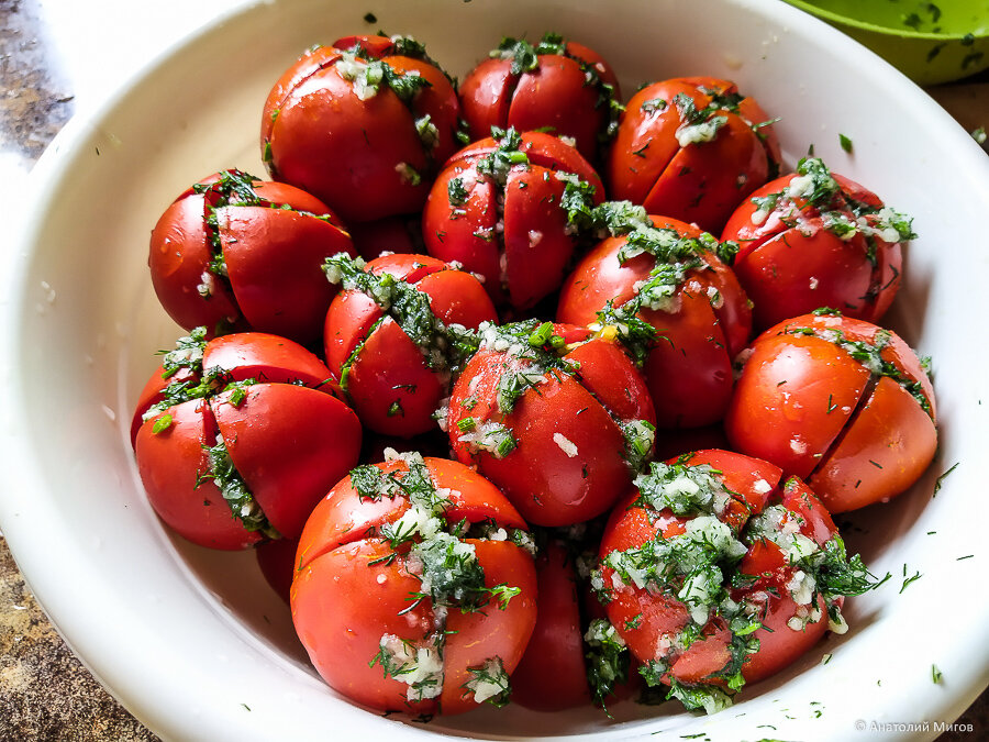 Маринованные помидоры быстрого приготовления - 7 пошаговых фото в рецепте