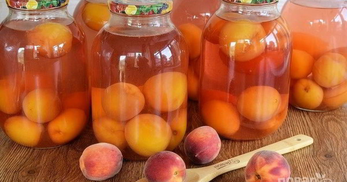 Компот из персиков на зиму – пополним закрома вкуснятиной! десять рецептов ароматного компота из персиков на зиму — выбирай!