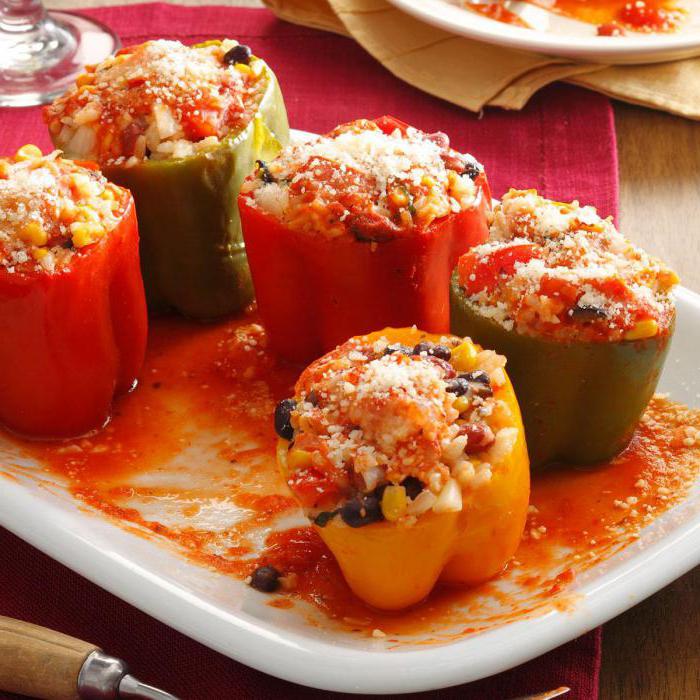 Перец фаршированный мясом и рисом на зиму для заморозки - как фаршировать перец на зиму с мясом для помещения в морозилку, пошаговый рецепт с фото