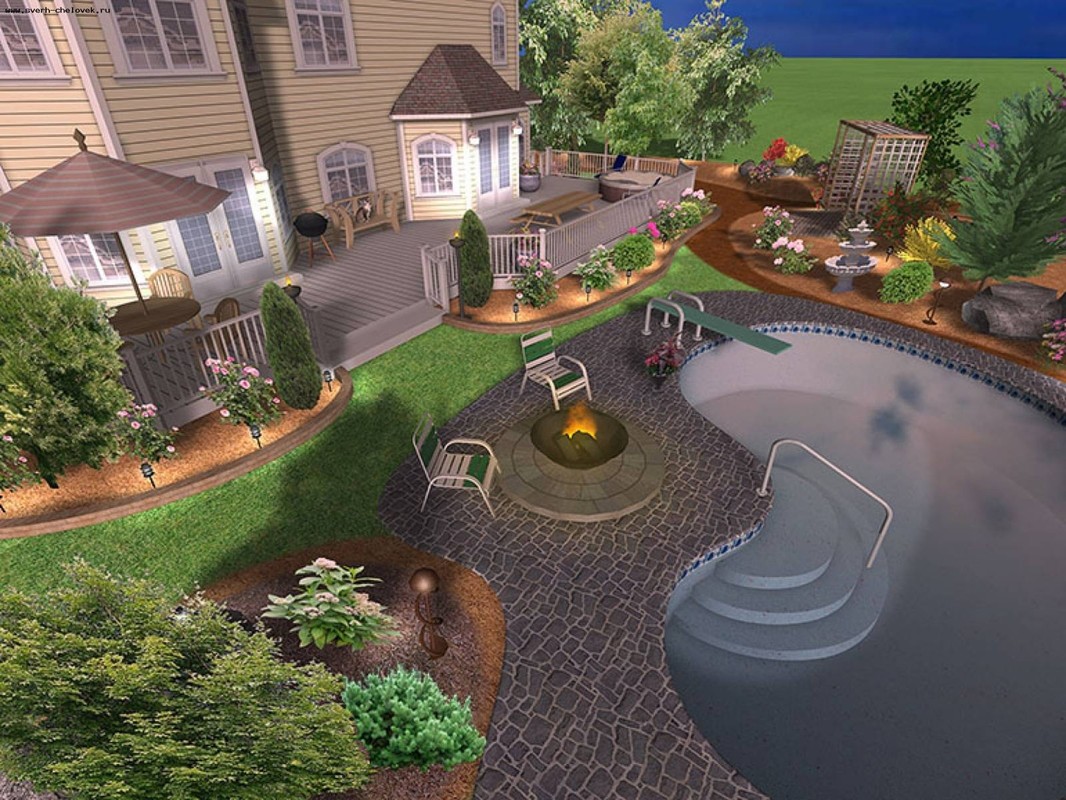 Realtime landscaping architect проектирование ландшафта 2018 v.18.03 +models