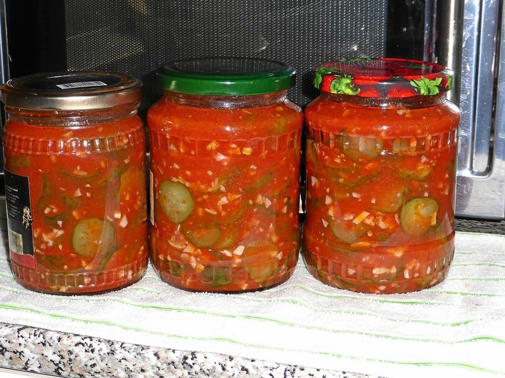 Огурцы в томатном соке на зиму: обалденные рецепты без стерилизации