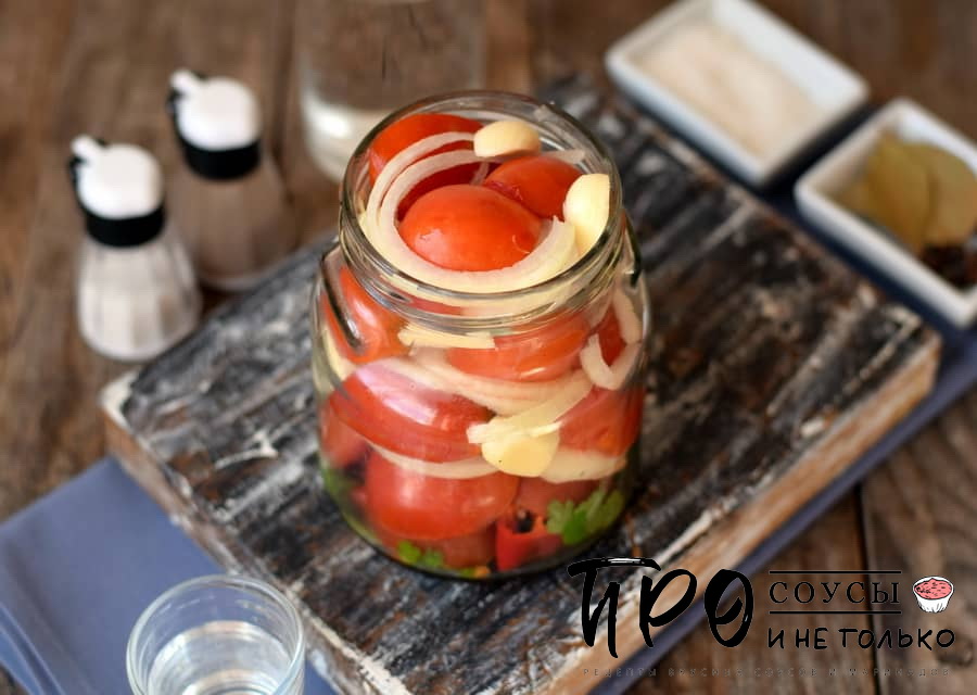 Салат на зиму помидоры с луком - ароматная закуска и идеальная зимняя заготовка: рецепт с фото и видео