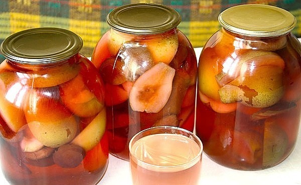 Компот из яблок и груш: топ 5 рецептов из свежих фруктов на зиму с фото и видео