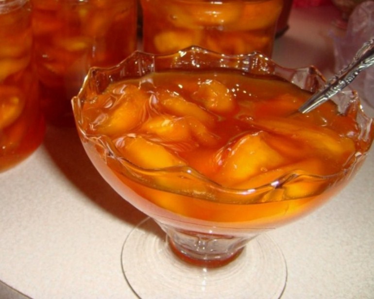 Варенье из персиков на зиму (9 рецептов)