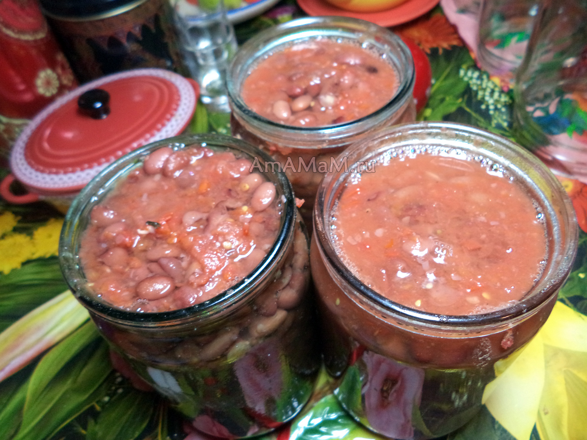 Фасоль с овощами на зиму «пальчики оближешь»: 6 вкусных рецептов