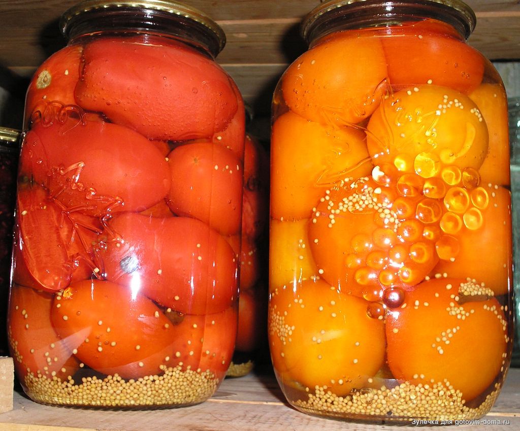 Рецепты маринования помидоров с семенами горчицы на зиму - всё про сады