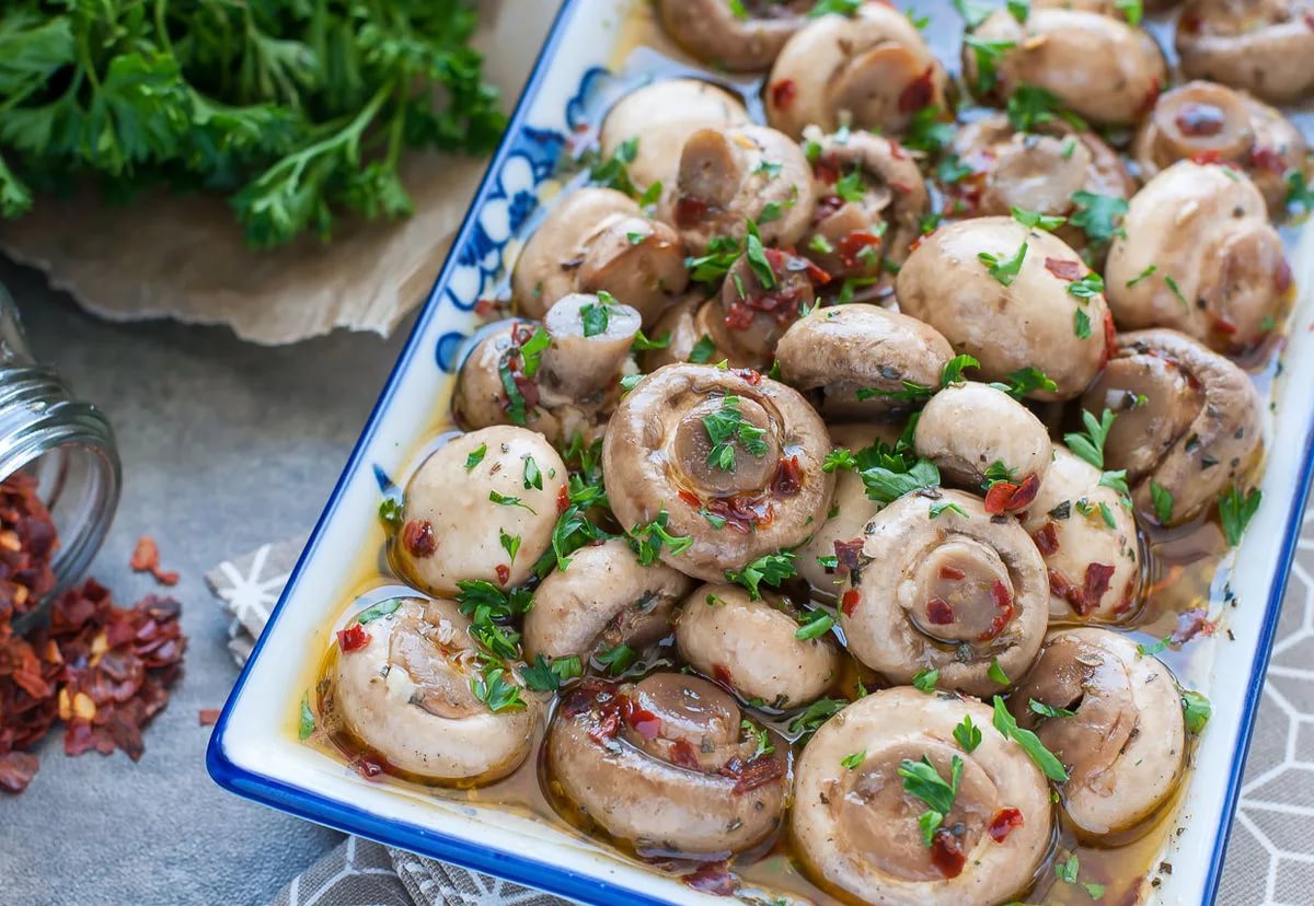 Шампиньоны маринованные в домашних условиях быстро и вкусно рецепт пошаговый с фото пошаговый