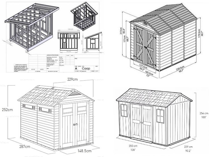 Сарай на даче: как быстро построить двухэтажный сарай своими руками